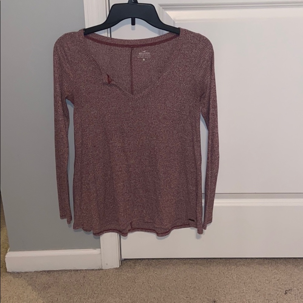 Burgundy long sleeve